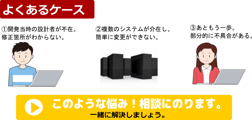 よくある問題パターン